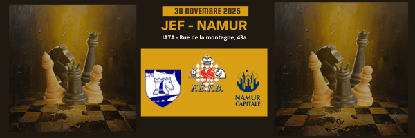 30 novembre 2025 - JEF Namur - IATA Rue de la Montagne 43A