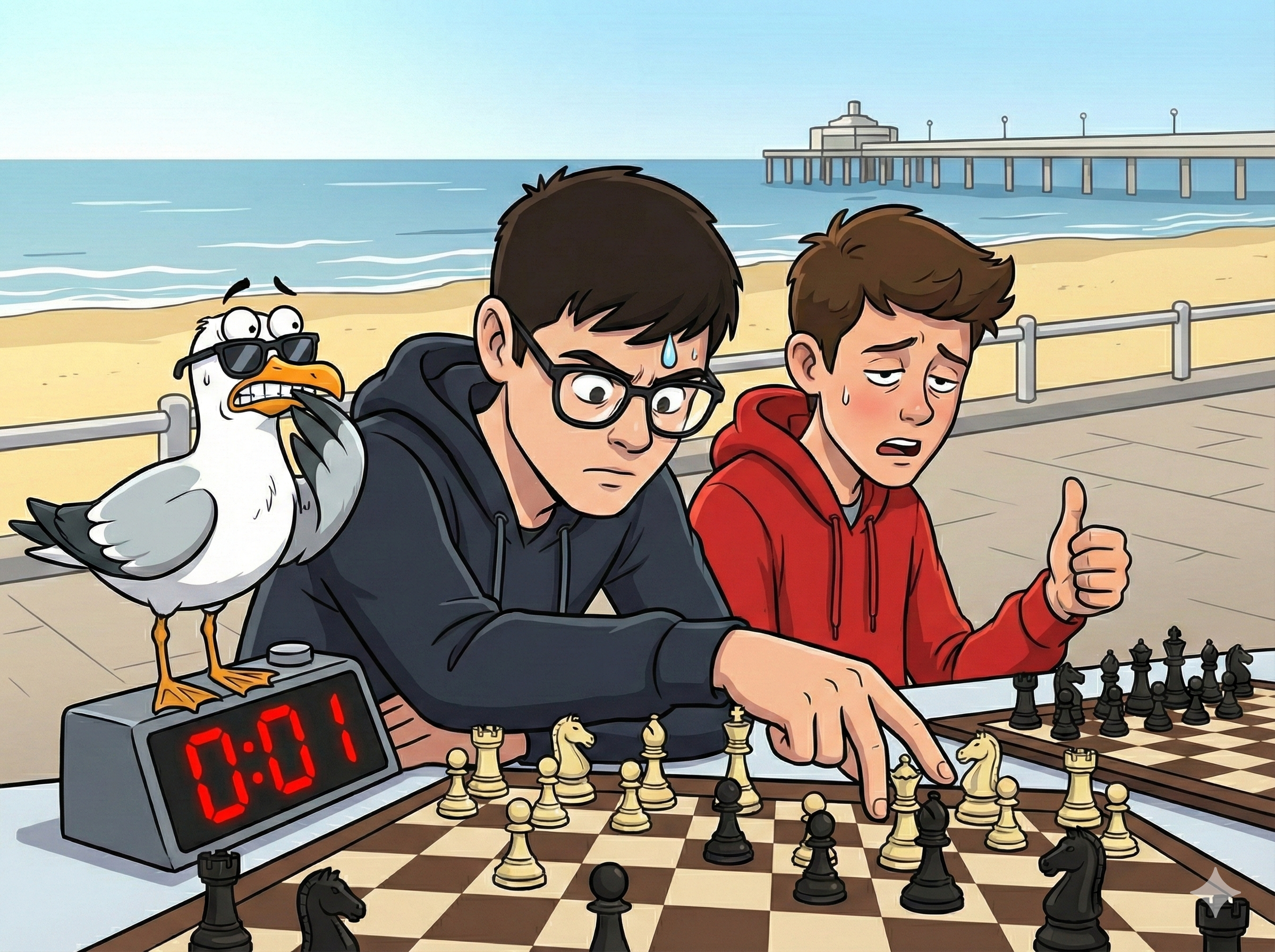 Robin et Clément au bout de l'effort