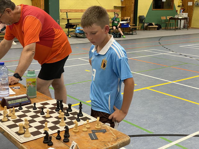 Baptiste, vainqueur dans la catégorie -12 ans